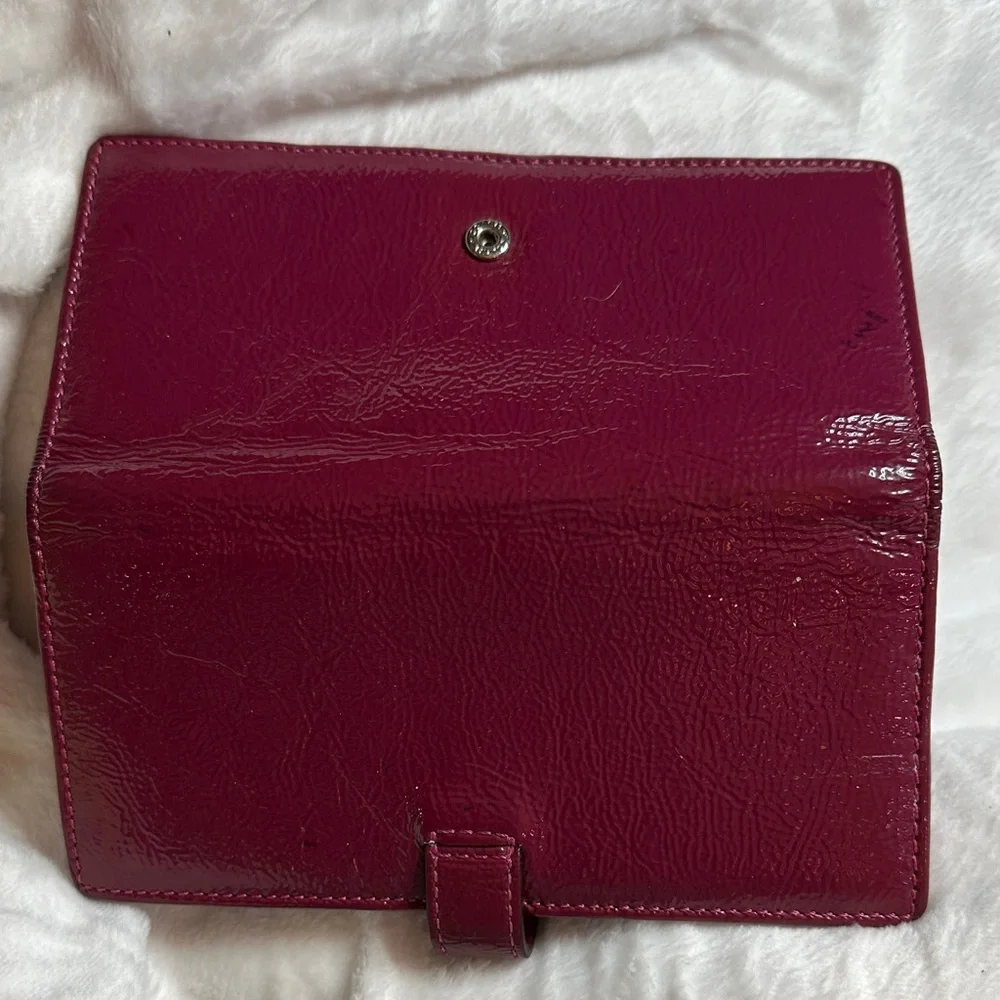 Coach Burgundy Leather Wallet